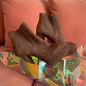 Brown Sam Edelman booties